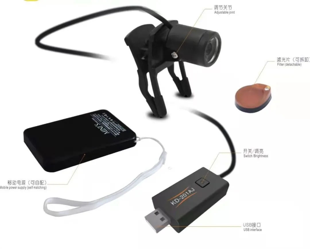 Dental Loupes Clip Type High Definition 3W Headlight Filter Battery Supply Switch Brightness Frame Magnifier Glasses Use
Dental Loupes Clip Type High Definition 3W Headlight Filter Battery Supply Switch Brightness Frame Magnifier Glasses Use