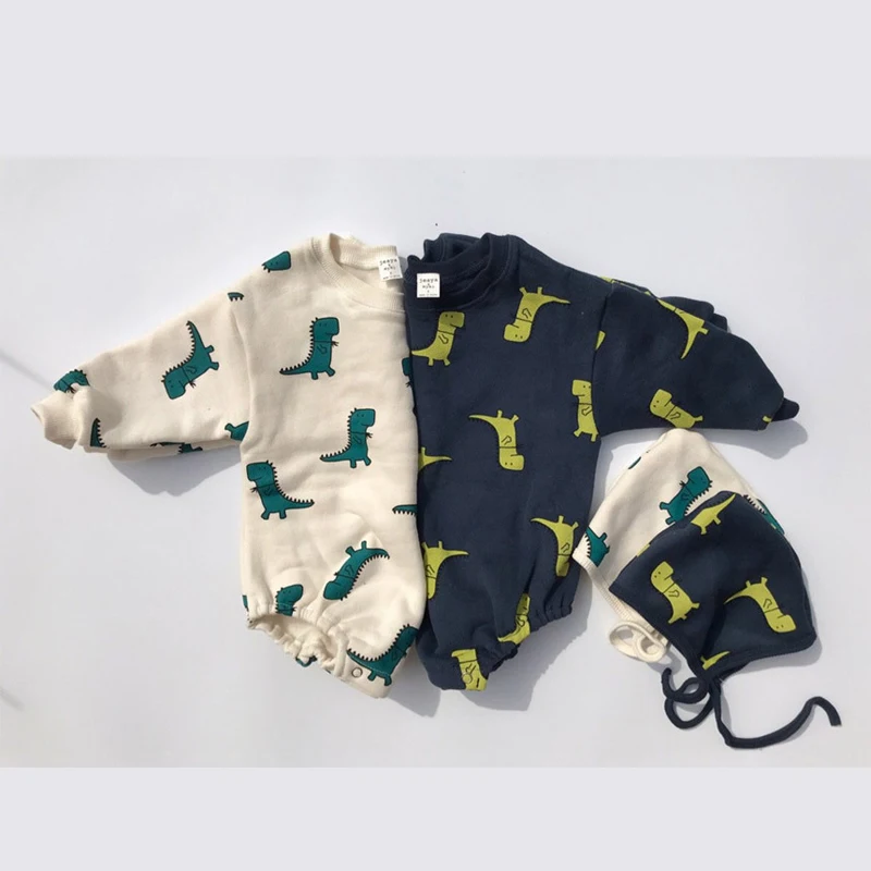 Infant Outfit Overalls Boy Clothing Set 6-24M Romper Hat Spring Autumn Newborn Baby Girls Boys Jumpsuit Cotton Cartoon Dinosaur
Infant Outfit Overalls Boy Clothing Set 6-24M Romper Hat Spring Autumn Newborn Baby Girls Boys Jumpsuit Cotton Cartoon Dinosaur