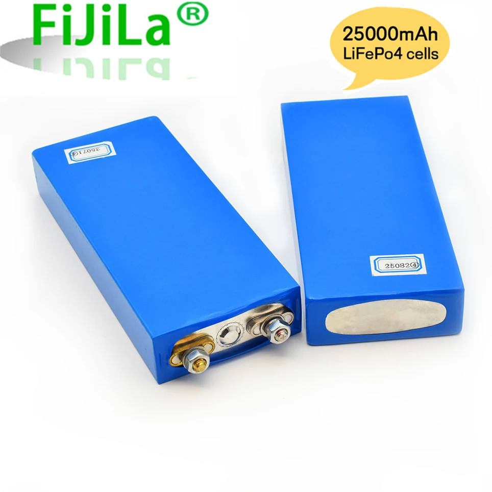 3.2V 25Ah LiFePO4 Battery Cell 25000mAh Lithium Iron Phosphate Deep Cycle For Diy 12V 24V 36V 48V Solar Light Energy Ups Power
3.2V 25Ah LiFePO4 Battery Cell 25000mAh Lithium Iron Phosphate Deep Cycle For Diy 12V 24V 36V 48V Solar Light Energy Ups Power