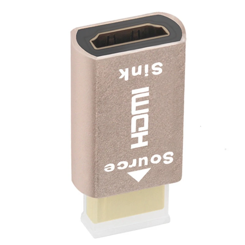 HDMI Lock Screen Signal Holder KVM HDMI2.0 Virtual Adapter EDID DDC Dummy Plug for HDMI Display Emulator Up to 3840X2160
HDMI Lock Screen Signal Holder KVM HDMI2.0 Virtual Adapter EDID DDC Dummy Plug for HDMI Display Emulator Up to 3840X2160