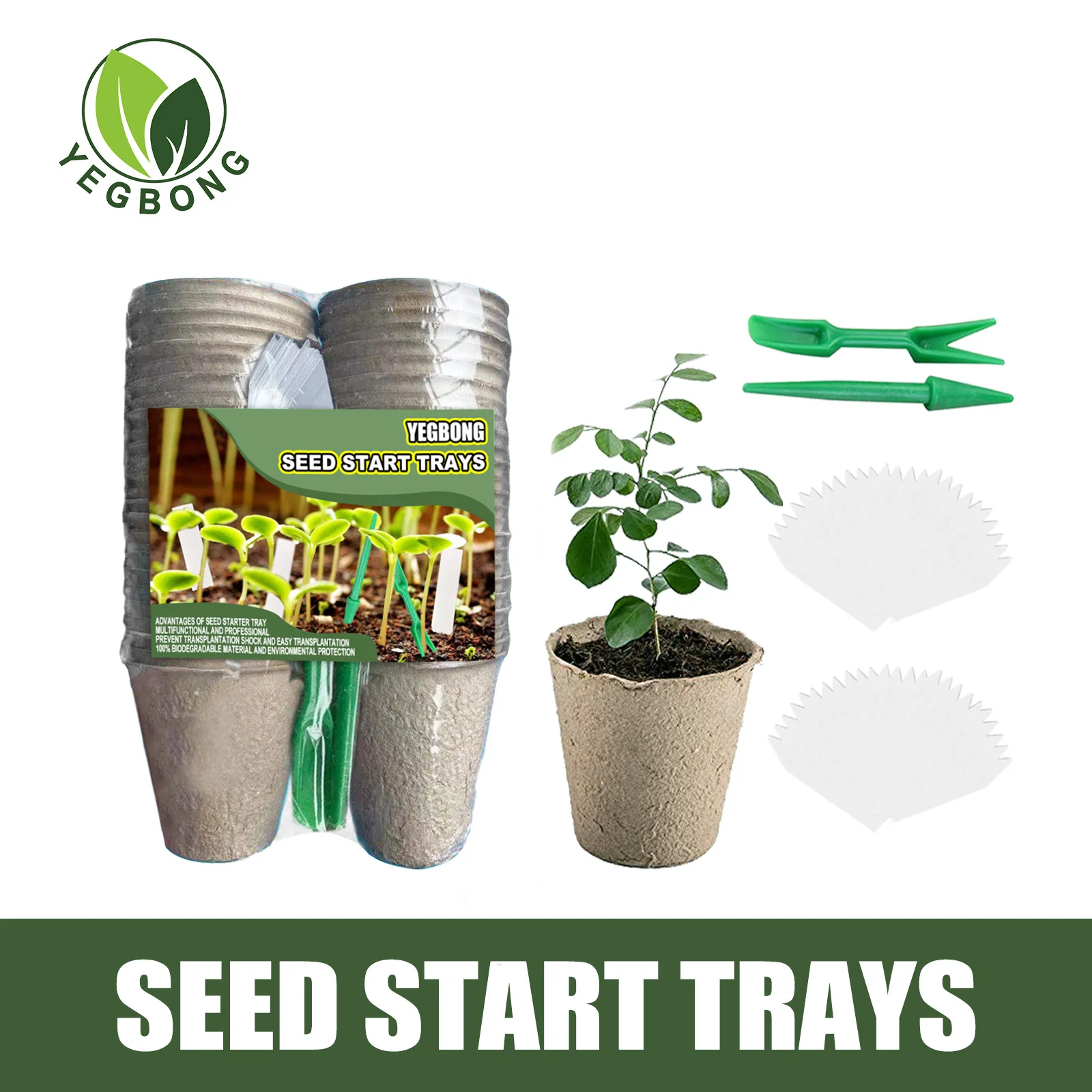 Free shipping YEGBONG Round flowerpot succulent seedling cup straight pulp molded degradable plant pots
Free shipping YEGBONG Round flowerpot succulent seedling cup straight pulp molded degradable plant pots