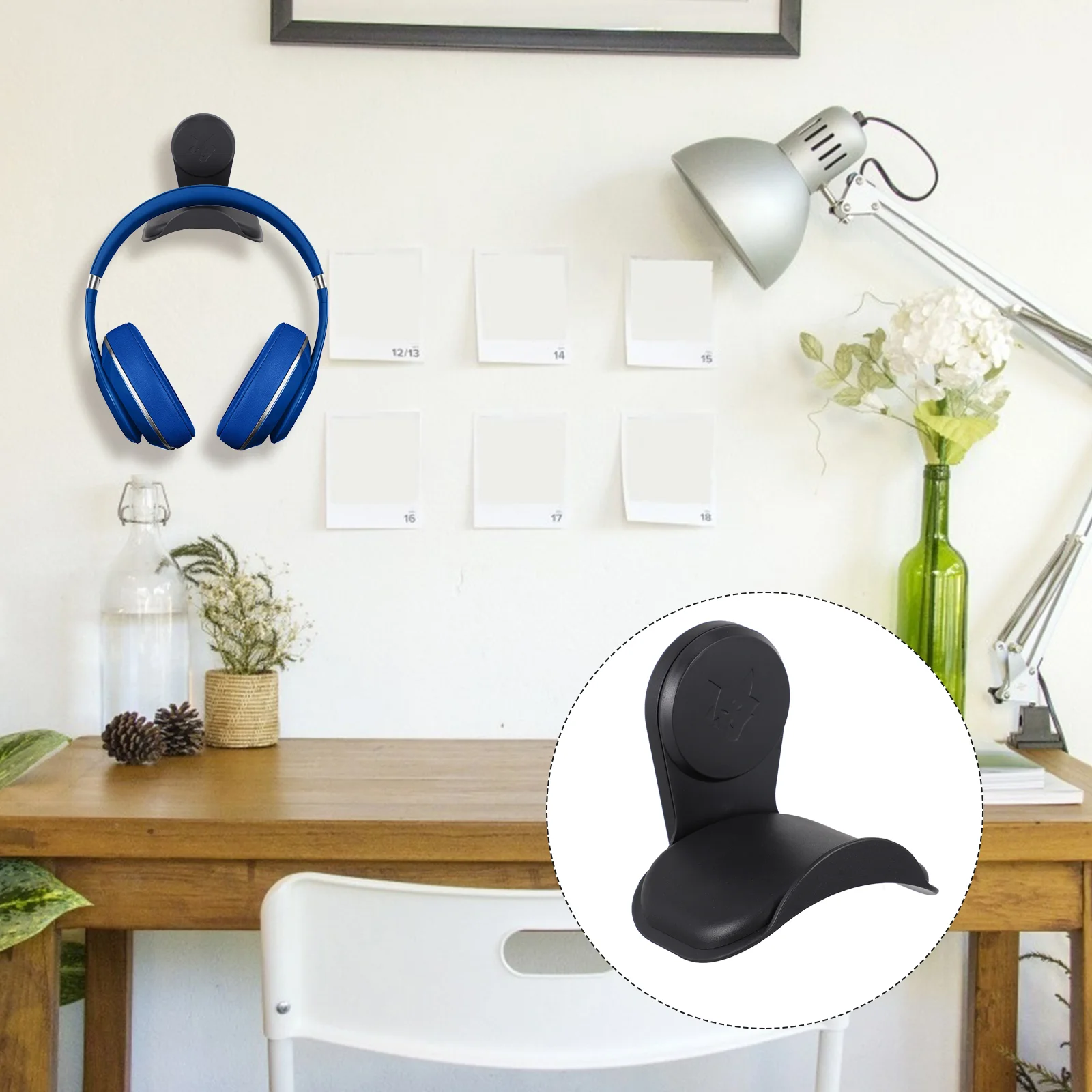 1PC Headphone Hook Holder Hanger Wall Mount Hook Headphone Wall Mount Holder Headset Mount Rack Hook Under Desk Hook For Headset
1PC Headphone Hook Holder Hanger Wall Mount Hook Headphone Wall Mount Holder Headset Mount Rack Hook Under Desk Hook For Headset