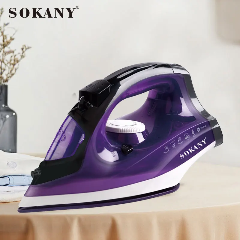 

Ceramic Soleplate Steam Iron for Clothes 2400 Watts Ironing, Fabric Steamer, Garment Steamer, Powerful Steam