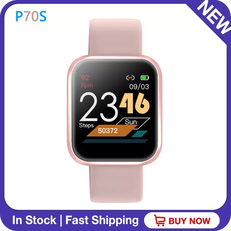 2022 New Watch P70S Smart Watch Blood Pressure Heart Rate Monitor Fitness Bracelet Watch Women Men Smartwatch for IOS Android
2022 New Watch P70S Smart Watch Blood Pressure Heart Rate Monitor Fitness Bracelet Watch Women Men Smartwatch for IOS Android
