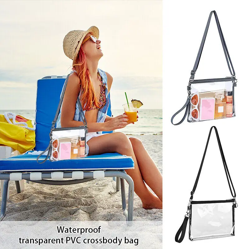 Women Men Kids Transparent PVC Crossbody Bag Waterproof Wallet Portable Unisex Storage Bag Clear Adjusted See Through
Women Men Kids Transparent PVC Crossbody Bag Waterproof Wallet Portable Unisex Storage Bag Clear Adjusted See Through