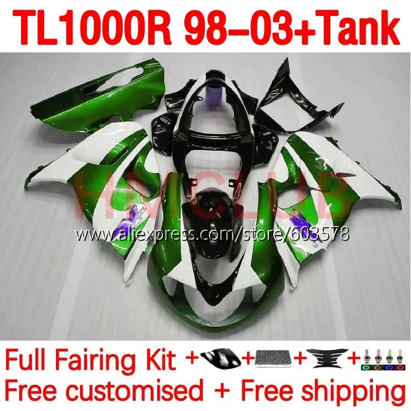 +Tank For SUZUKI SRAD TL1000 TL 1000 R 1000R TL1000R 98 99 01 02 03 1998 2001 2002 2003 Injection Fairing 181No.123 stock green
+Tank For SUZUKI SRAD TL1000 TL 1000 R 1000R TL1000R 98 99 01 02 03 1998 2001 2002 2003 Injection Fairing 181No.123 stock green