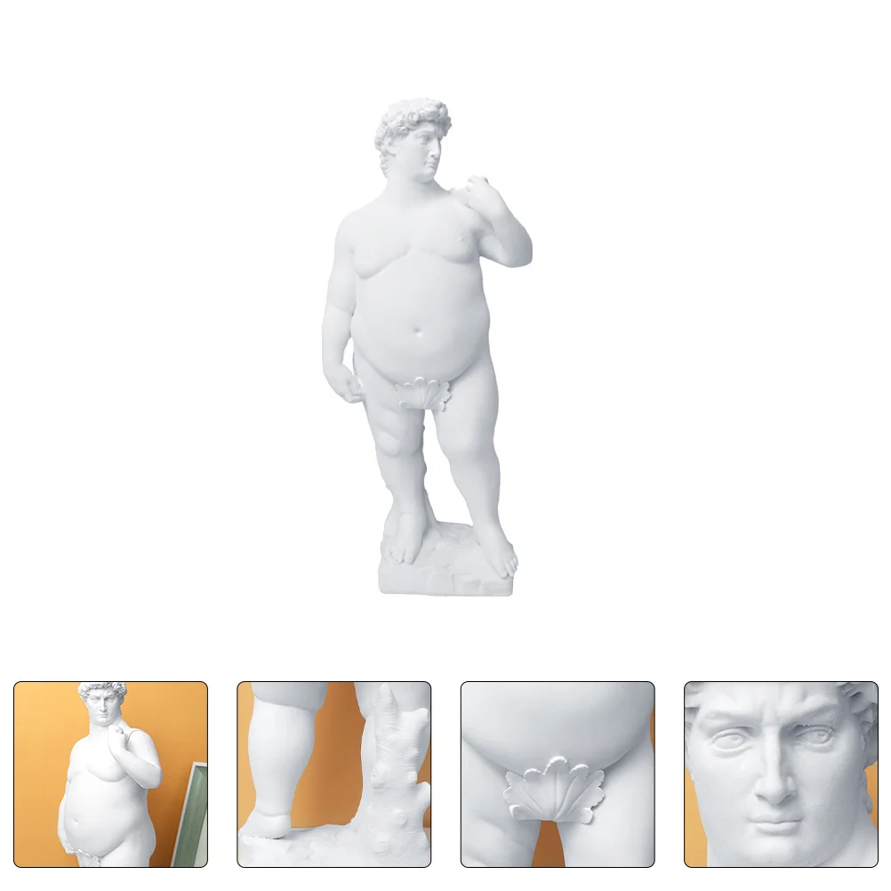 

Classic Greek David Resin Sculptures and Statues Bust Statue David Bust Figurine Sculpture Figurine for Artist Cafe Home Table