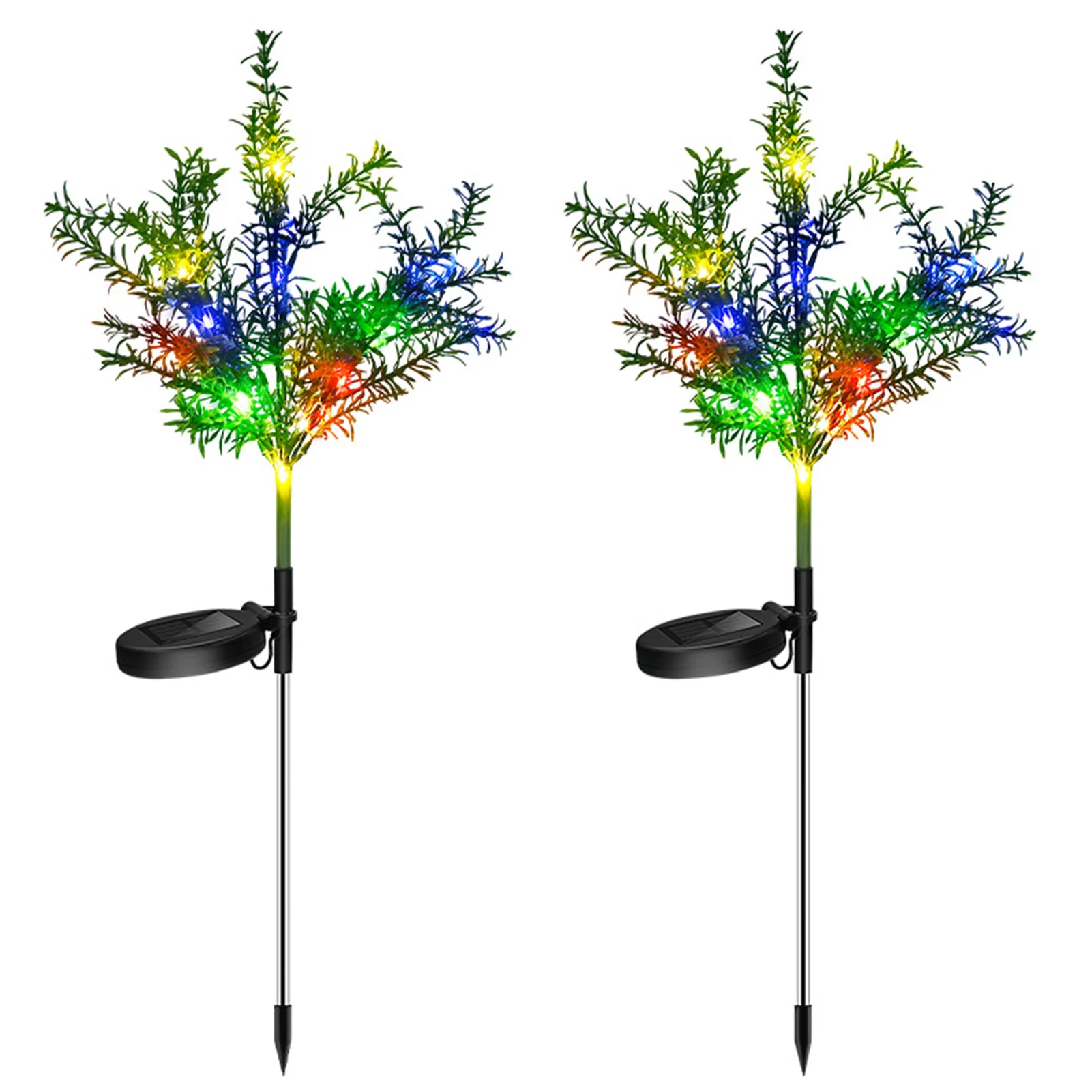 2pcs LED Solar Christmas Decorative Landscape Lights Outdoor Waterproof Colorful Solar Garden Lights Adjustable Pine Tree Lights
2pcs LED Solar Christmas Decorative Landscape Lights Outdoor Waterproof Colorful Solar Garden Lights Adjustable Pine Tree Lights