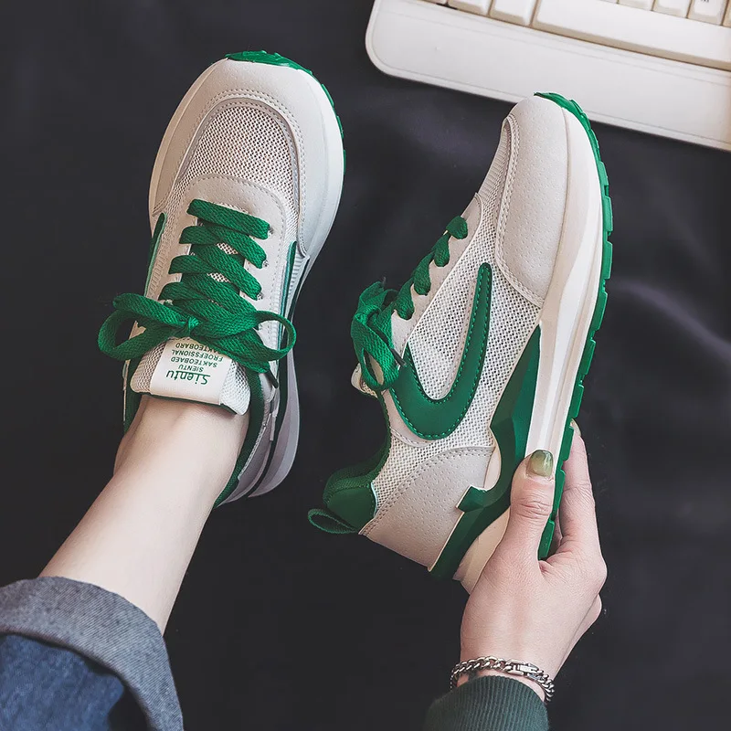 Thick Bottom Summer All-match Sports Casual Breathable Dad Shoes Spring and Autumn Popular Women's Sneakers
Thick Bottom Summer All-match Sports Casual Breathable Dad Shoes Spring and Autumn Popular Women's Sneakers