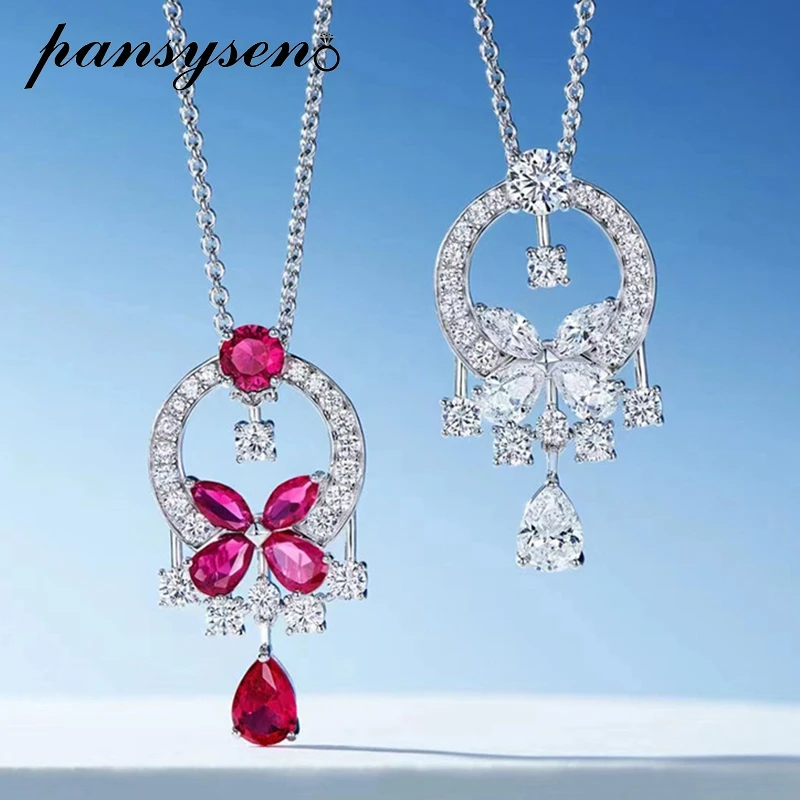 Женский кулон из серебра 925 пробы, с рубином
Женский кулон из серебра 925 пробы, с рубином