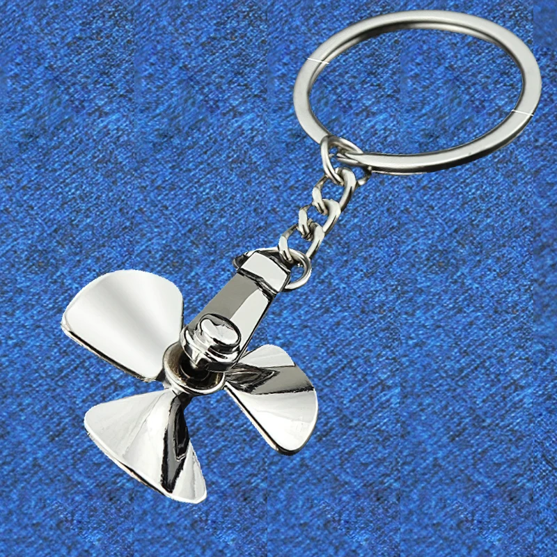 Rotating Fan Keychain Pendant Metal Rotating Propeller Key Chain Keyring Christmas Gift
Rotating Fan Keychain Pendant Metal Rotating Propeller Key Chain Keyring Christmas Gift