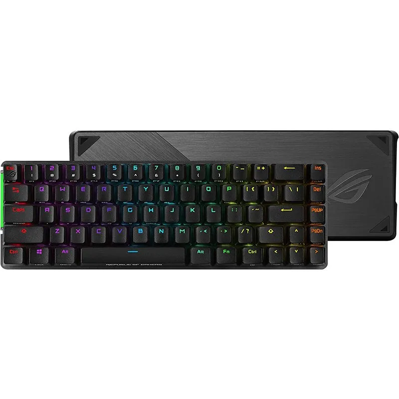 ASUS ROG Falchion NX 65% USB/Wireless 2.4GHz RF Mechanical Keyboard 68 PBT Keycaps Aura Sync Lighting For FPS Gamers
ASUS ROG Falchion NX 65% USB/Wireless 2.4GHz RF Mechanical Keyboard 68 PBT Keycaps Aura Sync Lighting For FPS Gamers