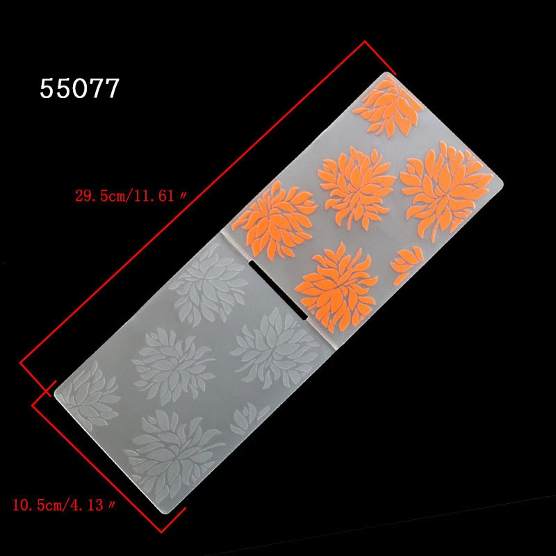 Plastic Embossing folders Flowers Background Template for DIY Scrapbooking Crafts Making Photo Album Card Holiday Decoration
Plastic Embossing folders Flowers Background Template for DIY Scrapbooking Crafts Making Photo Album Card Holiday Decoration
