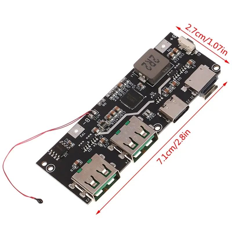 Быстрая зарядка, мобильный модуль питания QC4.0 PD3.0, 5 портов, двойной USB, Мобильный Внешний аккумулятор, печатная плата, защита «сделай сам», материнская плата
Быстрая зарядка, мобильный модуль питания QC4.0 PD3.0, 5 портов, двойной USB, Мобильный Внешний аккумулятор, печатная плата, защита «сделай сам», материнская плата