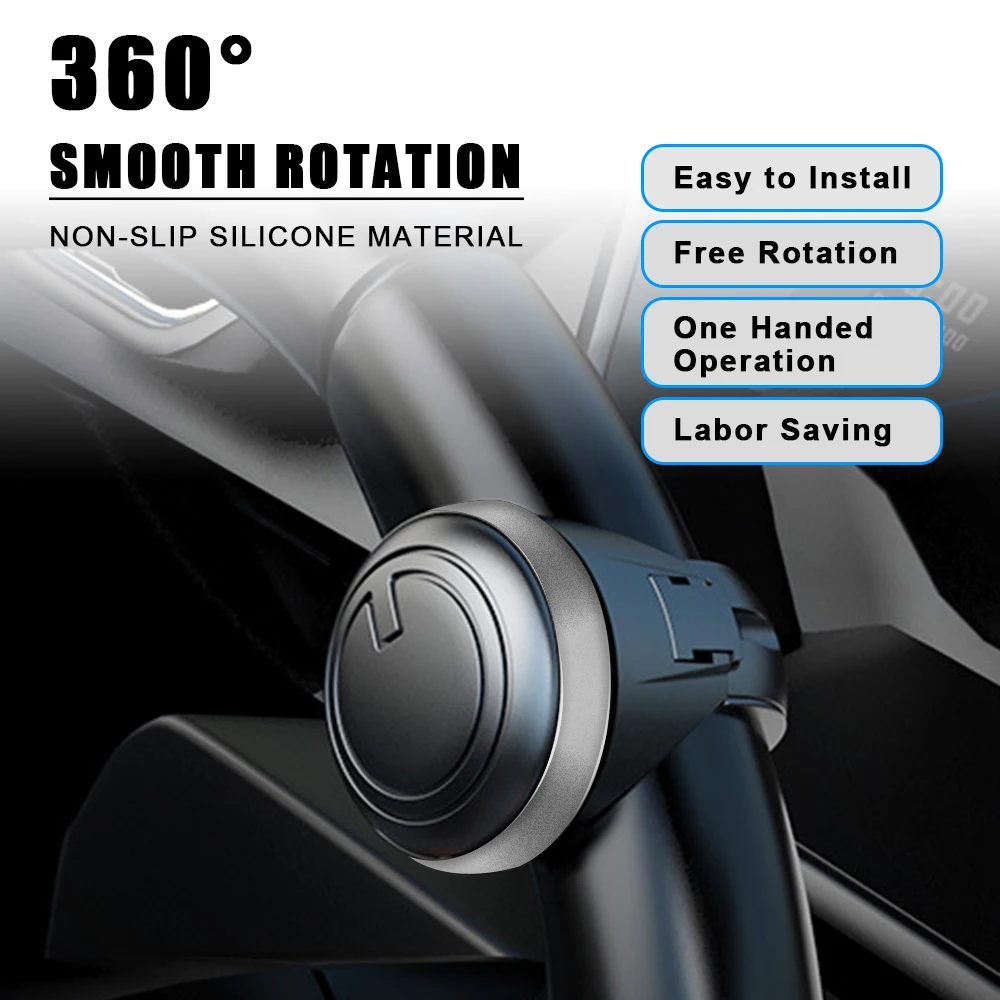 Spinner Knob Metal Bearing Power Handle 360 Degree Rotation Turning Steering Wheel Booster Ball Shaped
Spinner Knob Metal Bearing Power Handle 360 Degree Rotation Turning Steering Wheel Booster Ball Shaped