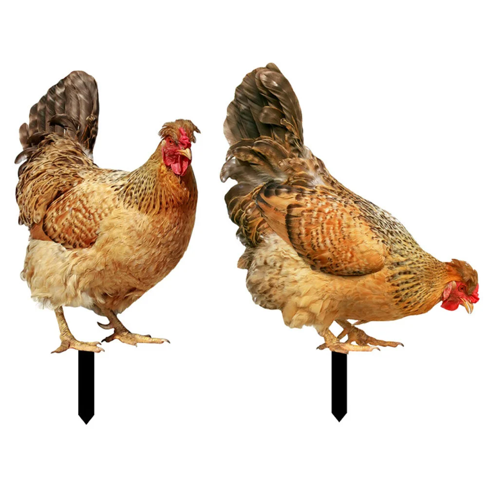 2 Pcs Acrylic Outdoor Decor Decorative Chicken Insert Yard Decoration Stake The Sign Adornment Ornament
2 Pcs Acrylic Outdoor Decor Decorative Chicken Insert Yard Decoration Stake The Sign Adornment Ornament