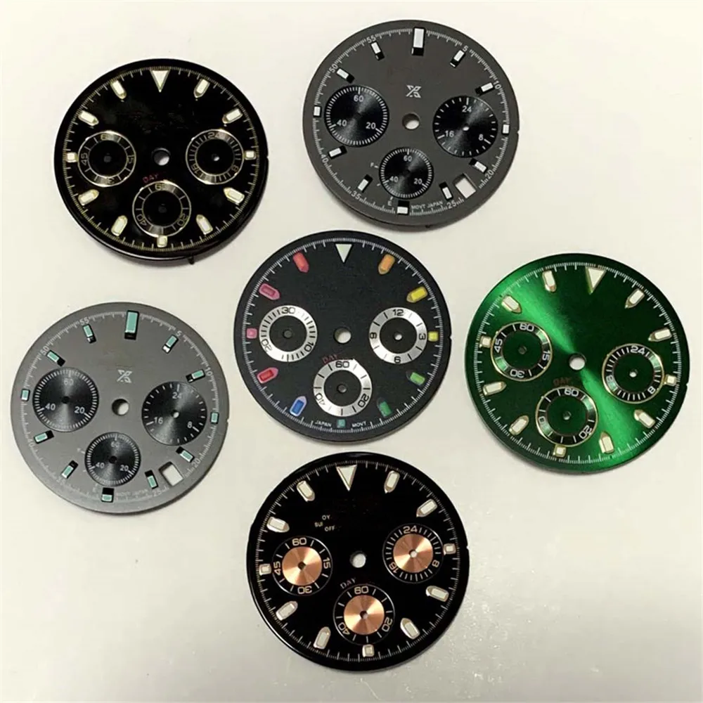 29.5mm Panda Dial VK63 Quartz Movement Timing Face Watch Accessories Watch Parts S Logo Dial Luminous for 39mm Watch Cases
29.5mm Panda Dial VK63 Quartz Movement Timing Face Watch Accessories Watch Parts S Logo Dial Luminous for 39mm Watch Cases