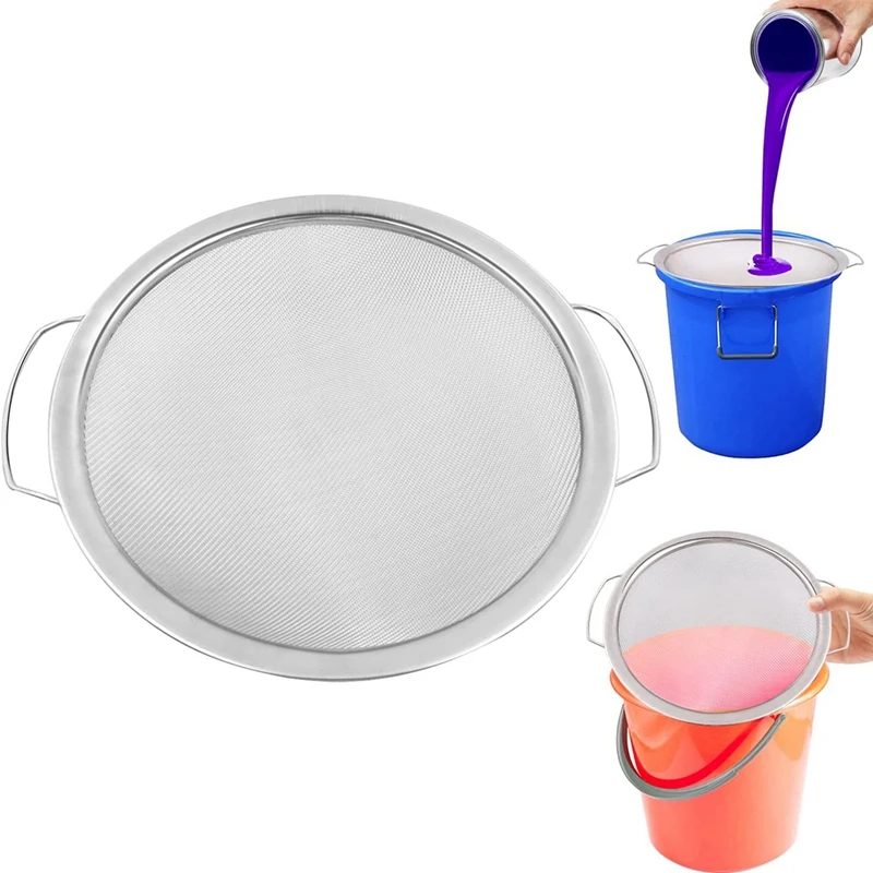 60 Mesh 304 Stainless Steel Fine Mesh Paint Strainer, Paint Bucket Filter Impurities Reusable
60 Mesh 304 Stainless Steel Fine Mesh Paint Strainer, Paint Bucket Filter Impurities Reusable
