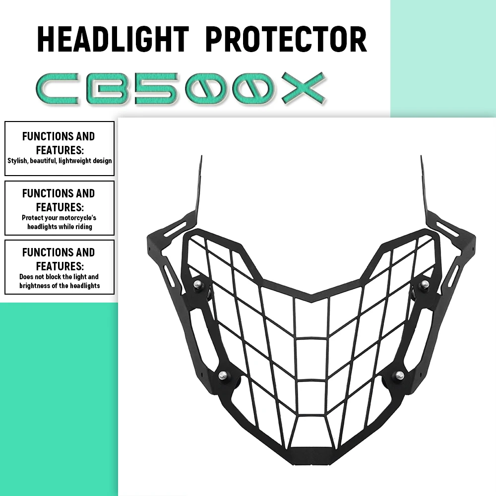 Motorcycle Accessories Headlight Protection Cover Grille Guard for Honda CB500X CB400X CB 500X 400X 500 X 2019 2020 2021 2022 
Motorcycle Accessories Headlight Protection Cover Grille Guard for Honda CB500X CB400X CB 500X 400X 500 X 2019 2020 2021 2022