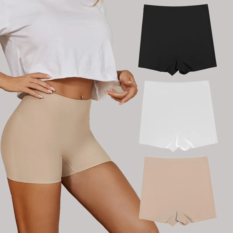 Women's Seamless Nude Safety Pants Anti-Glare Non-Curling Cotton Underwears Bottoms Ice Silk Outer Wear Leggings Fashion Pantys
Women's Seamless Nude Safety Pants Anti-Glare Non-Curling Cotton Underwears Bottoms Ice Silk Outer Wear Leggings Fashion Pantys