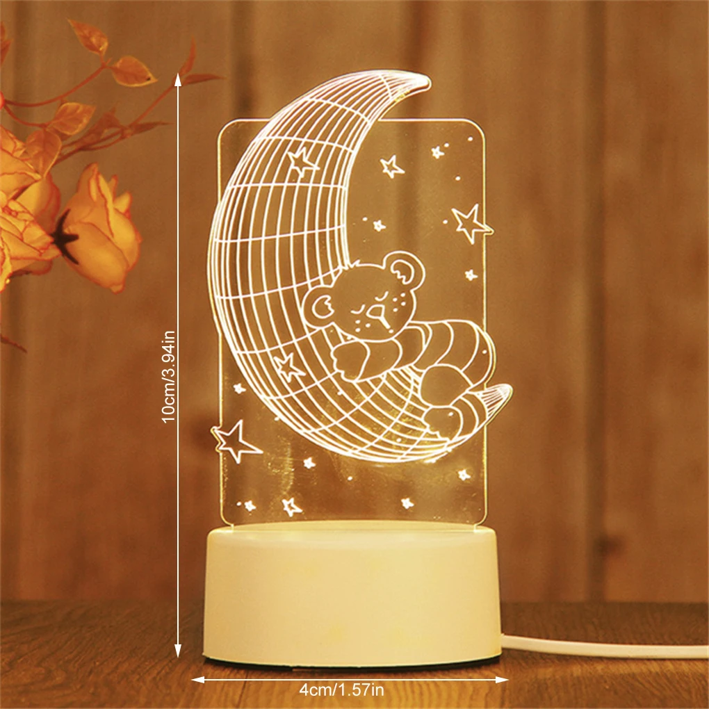 Night Light 3D Plastic Animal Shape Household Decorative LED Night Lamp for Home Shop
Night Light 3D Plastic Animal Shape Household Decorative LED Night Lamp for Home Shop