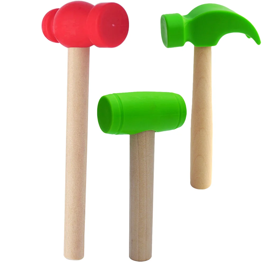 3 Pcs Mini Tools Simulated Woodworking Toys Mallet Small Wooden Hammer Baby Pounding Toddler
3 Pcs Mini Tools Simulated Woodworking Toys Mallet Small Wooden Hammer Baby Pounding Toddler