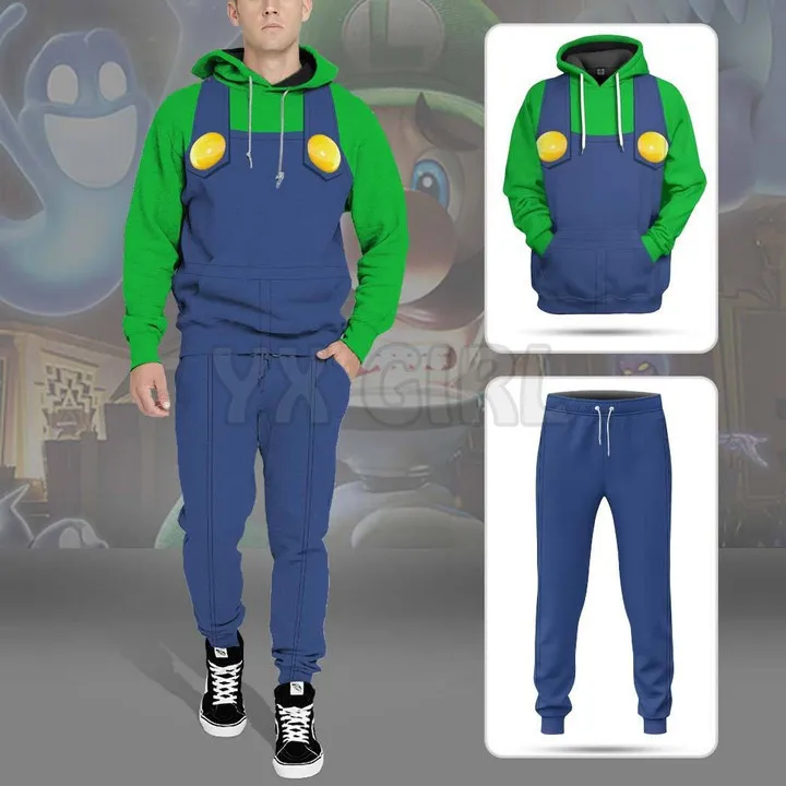 MARIO 3D Printed Men For Women Casual Hip Hop Hoodies+ Sweatpants pants Cosplay Clothes
MARIO 3D Printed Men For Women Casual Hip Hop Hoodies+ Sweatpants pants Cosplay Clothes