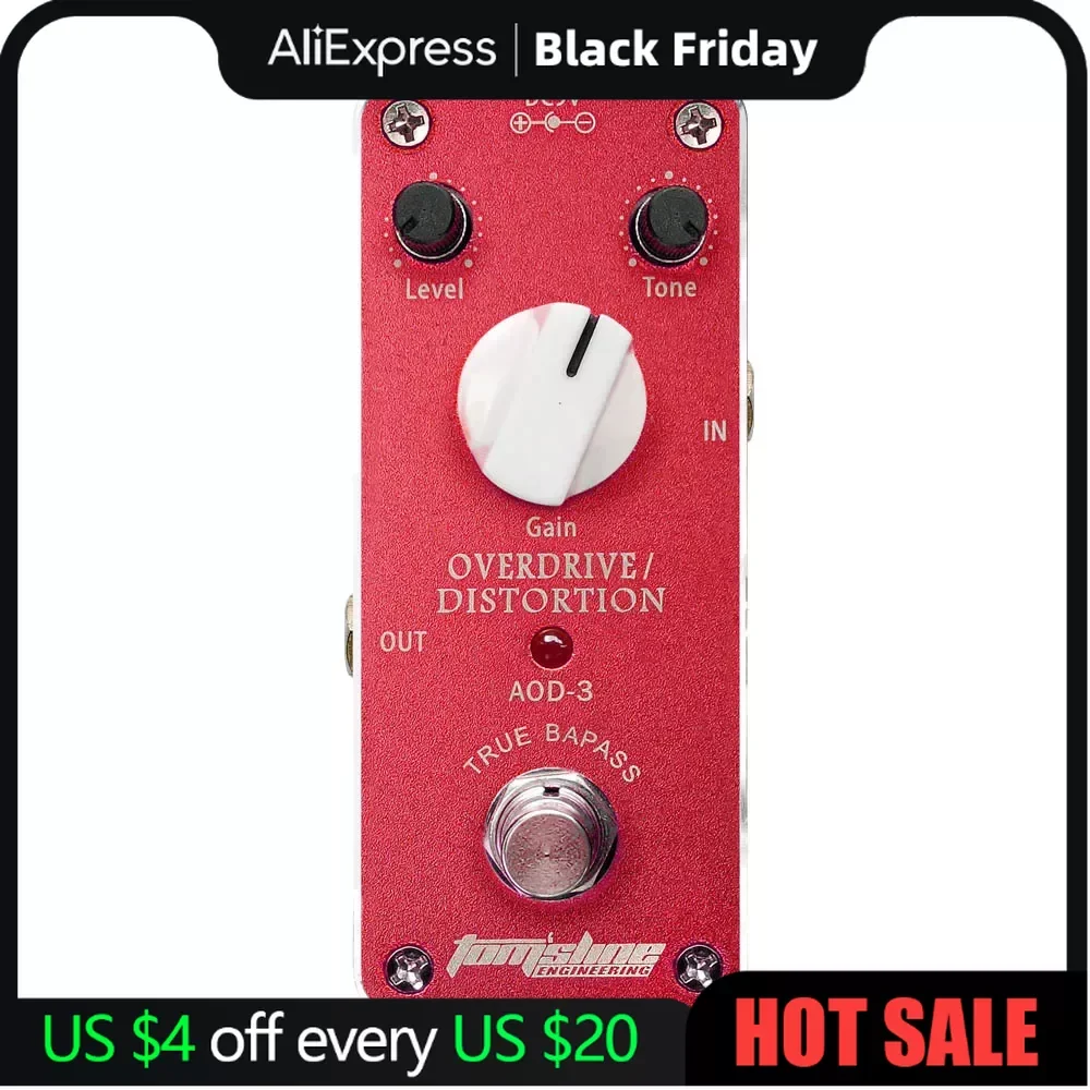 Aroma AOD-3 Overdrive Distortion Guitar Effect Pedal Aluminum Alloy Housing True Bypass Electric Guitar Parts & Accessories
Aroma AOD-3 Overdrive Distortion Guitar Effect Pedal Aluminum Alloy Housing True Bypass Electric Guitar Parts & Accessories