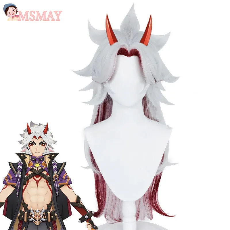 MsMay Game Genshin Impact Arataki Itto Cosplay Wig Arataki Itto Cosplay Wig Man Grey Headwear Heat Resistant Synthetic Hair
MsMay Game Genshin Impact Arataki Itto Cosplay Wig Arataki Itto Cosplay Wig Man Grey Headwear Heat Resistant Synthetic Hair