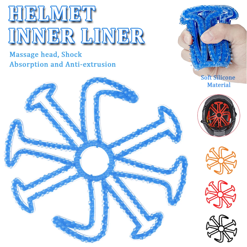 Portable Universal Helmet Liner Pad Breathable Helmet Lining Teeth Design Washable Silicone Bike Helmet Inner Padding Cycling
Portable Universal Helmet Liner Pad Breathable Helmet Lining Teeth Design Washable Silicone Bike Helmet Inner Padding Cycling