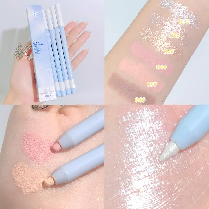Starry Sky Pearlescent Eyeshadow Pen Shimmer Soft Touch Matte Lying Silkworm Eye Liner Long Lasting Glitter Eyeshadow Cosmetics
Starry Sky Pearlescent Eyeshadow Pen Shimmer Soft Touch Matte Lying Silkworm Eye Liner Long Lasting Glitter Eyeshadow Cosmetics