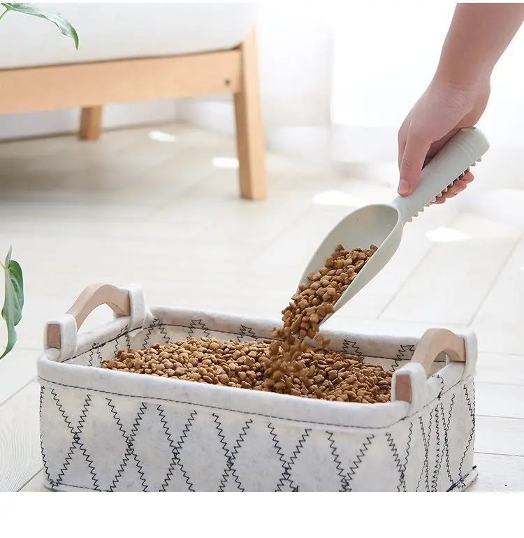 

Pet Mutli-function Feeding Shovel Cat Food Scoop Large Capacity Thickening Cat Dog Spoon Plastic Shovel Pet Feeder Supplies