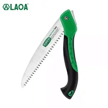 LAOA Camping Saw Foldable Portable Secateurs Gardening Pruner 10 Inch Tree Trimmers Garden Tool for Woodworking Folding Hand Saw