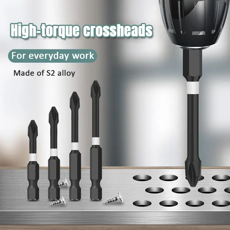 Набор ударных насадок для шуруповерта PH2, 25-150 мм
Набор ударных насадок для шуруповерта PH2, 25-150 мм