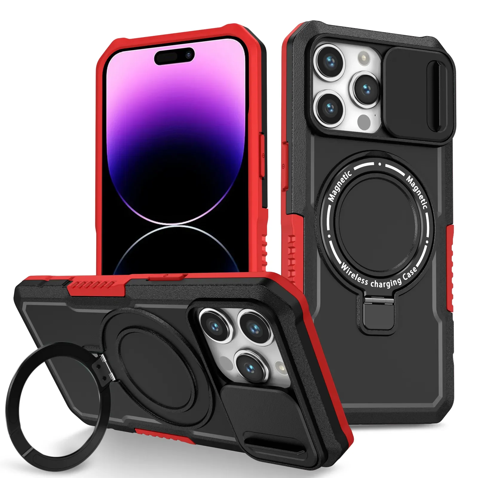 For iPhone 15 14 13 12 Pro Max 11 Plus Case Push Window Lens Magnetic Wireless Charging Bracket Protective Shockproof Hard Cover
For iPhone 15 14 13 12 Pro Max 11 Plus Case Push Window Lens Magnetic Wireless Charging Bracket Protective Shockproof Hard Cover