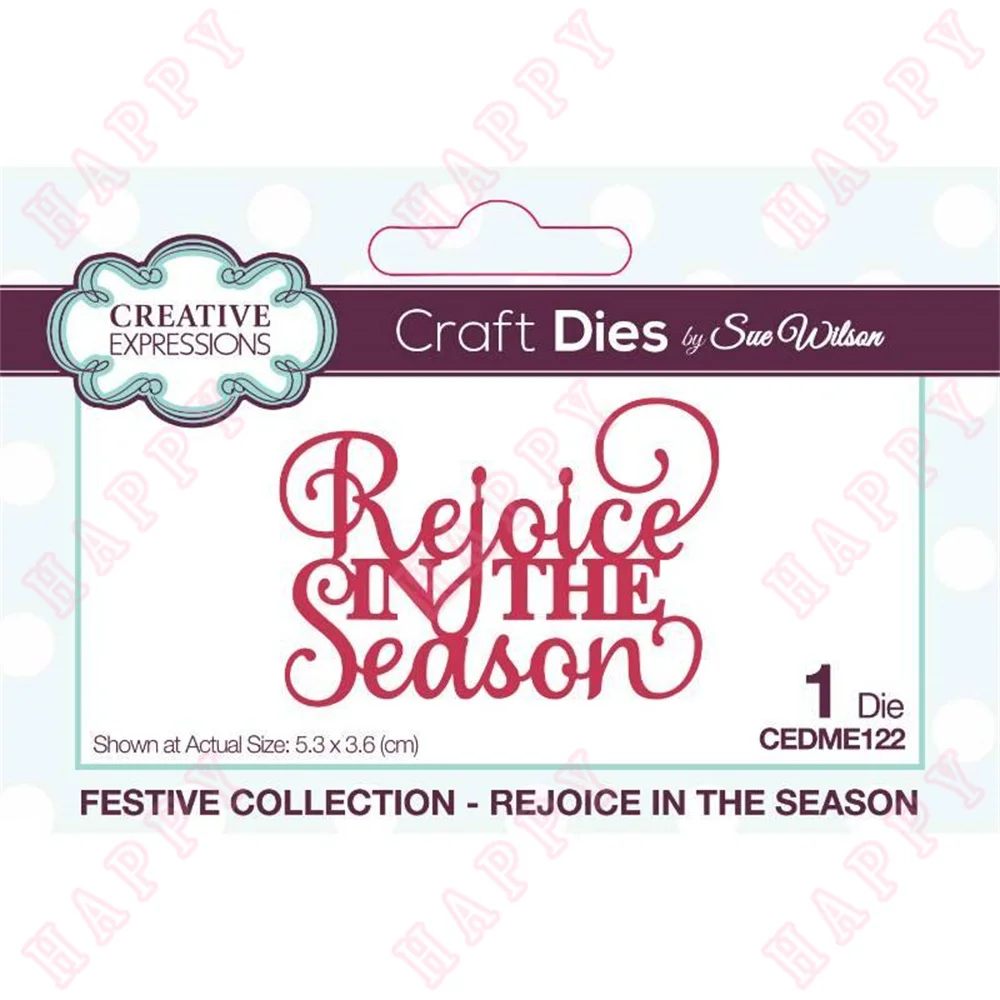 2022 Christmas Cutting Rejoice In The Season Craft Die Scrapbook Diary Decoration Paper Embossing Template Diy Greet Card Moulds
2022 Christmas Cutting Rejoice In The Season Craft Die Scrapbook Diary Decoration Paper Embossing Template Diy Greet Card Moulds