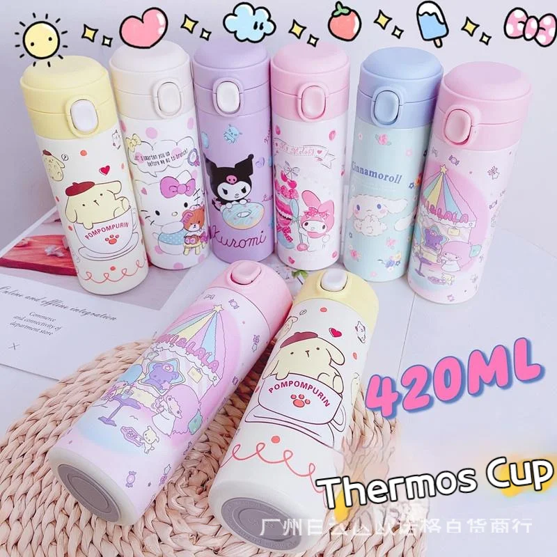Sanrio Hello Kitty Thermos Cup Hello Kitty Cinnamoroll Non-Slip My Melody Water 304 Stainless Steel Cup Portable Cup
Sanrio Hello Kitty Thermos Cup Hello Kitty Cinnamoroll Non-Slip My Melody Water 304 Stainless Steel Cup Portable Cup