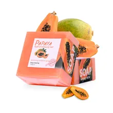 Bath Soap Papaya Angelica Ginger Slices Soap Gentle Cleansing Softening Cuticle Softening Skin Body Cleansing Scrub Soap