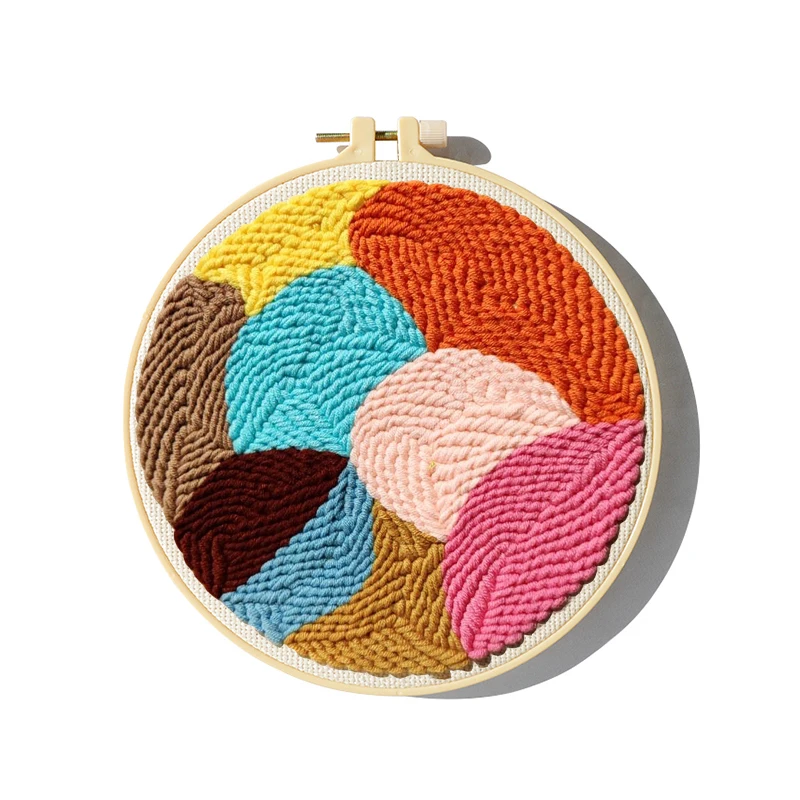 Colorful Punch Needle Starter Kits Soft Yarn Punch Needle Embroidery Kit Easy Embroidery Set Needlework Wool Work Home Decor
Colorful Punch Needle Starter Kits Soft Yarn Punch Needle Embroidery Kit Easy Embroidery Set Needlework Wool Work Home Decor