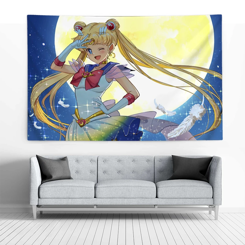 Sailor Moon Kawaii Room Decor Aesthetic Tapestry on the Wall Art Tapestries Headboards Bedroom Decoration Home Hanging Custom
Sailor Moon Kawaii Room Decor Aesthetic Tapestry on the Wall Art Tapestries Headboards Bedroom Decoration Home Hanging Custom