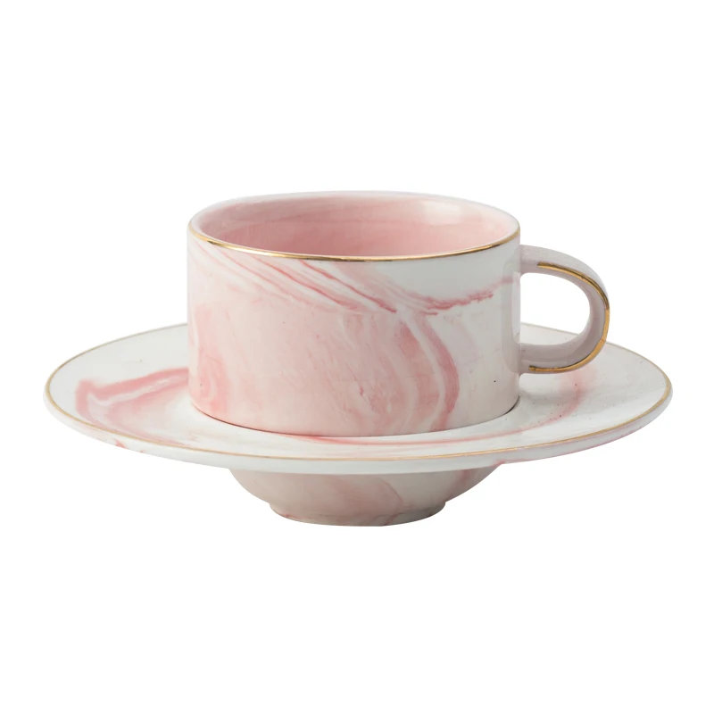 

Керамическая чайная кофейная чашка и блюдце, набор креативных чайных кофейных чашек, японская винтажная фарфоровая многоразовая посуда дл...