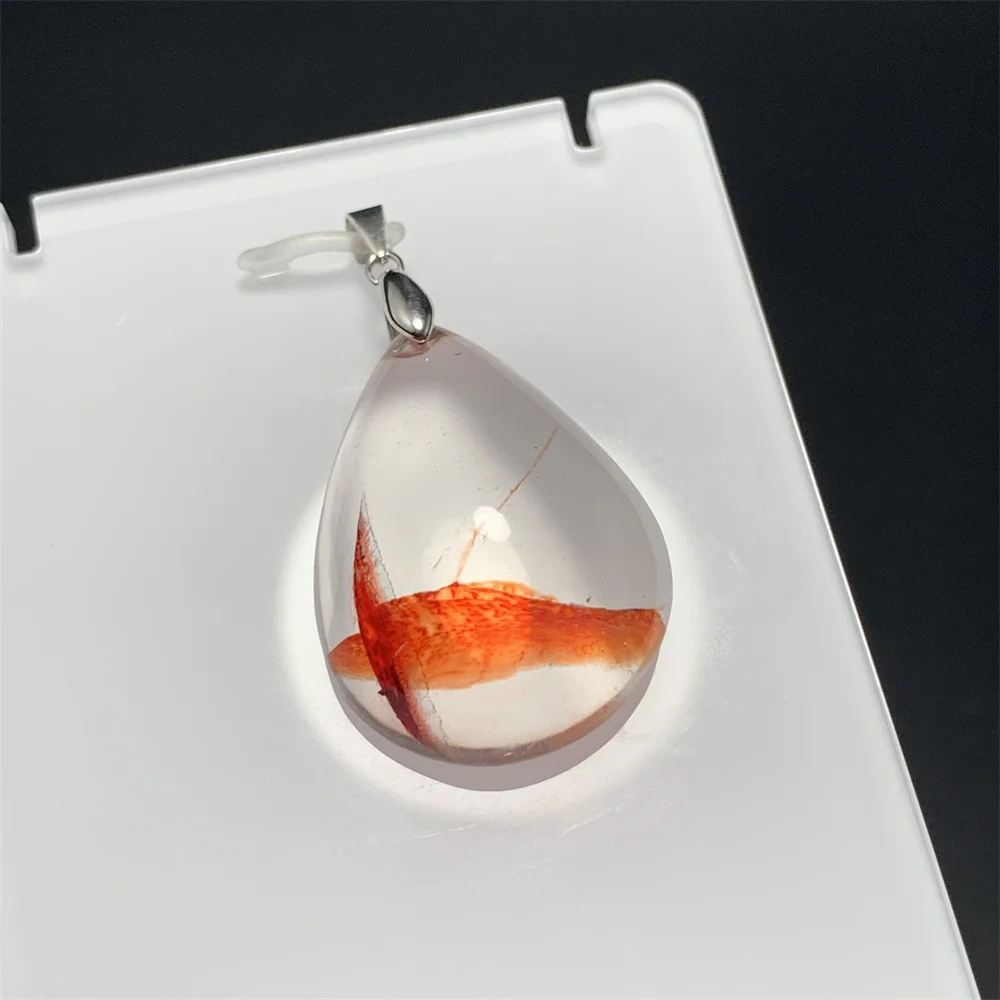 Rare Natural Lava Mineral Red Limonite Phantom Quartz Pendants Necklaces Unusual Clear Crystal Beads Fire Quartz Jewelry S925
Rare Natural Lava Mineral Red Limonite Phantom Quartz Pendants Necklaces Unusual Clear Crystal Beads Fire Quartz Jewelry S925