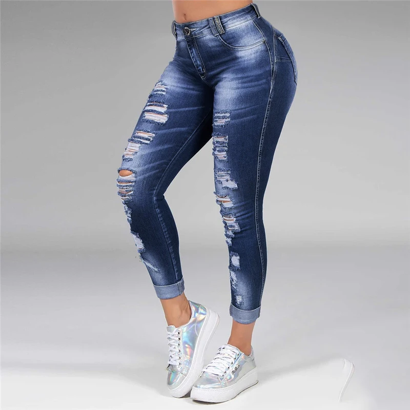 Women's Plus Size S-5XL High Waist Pants Skinny Jeans Black Blue Hollow Bleached Pencil Pants Washed Lapel Jeans
Women's Plus Size S-5XL High Waist Pants Skinny Jeans Black Blue Hollow Bleached Pencil Pants Washed Lapel Jeans