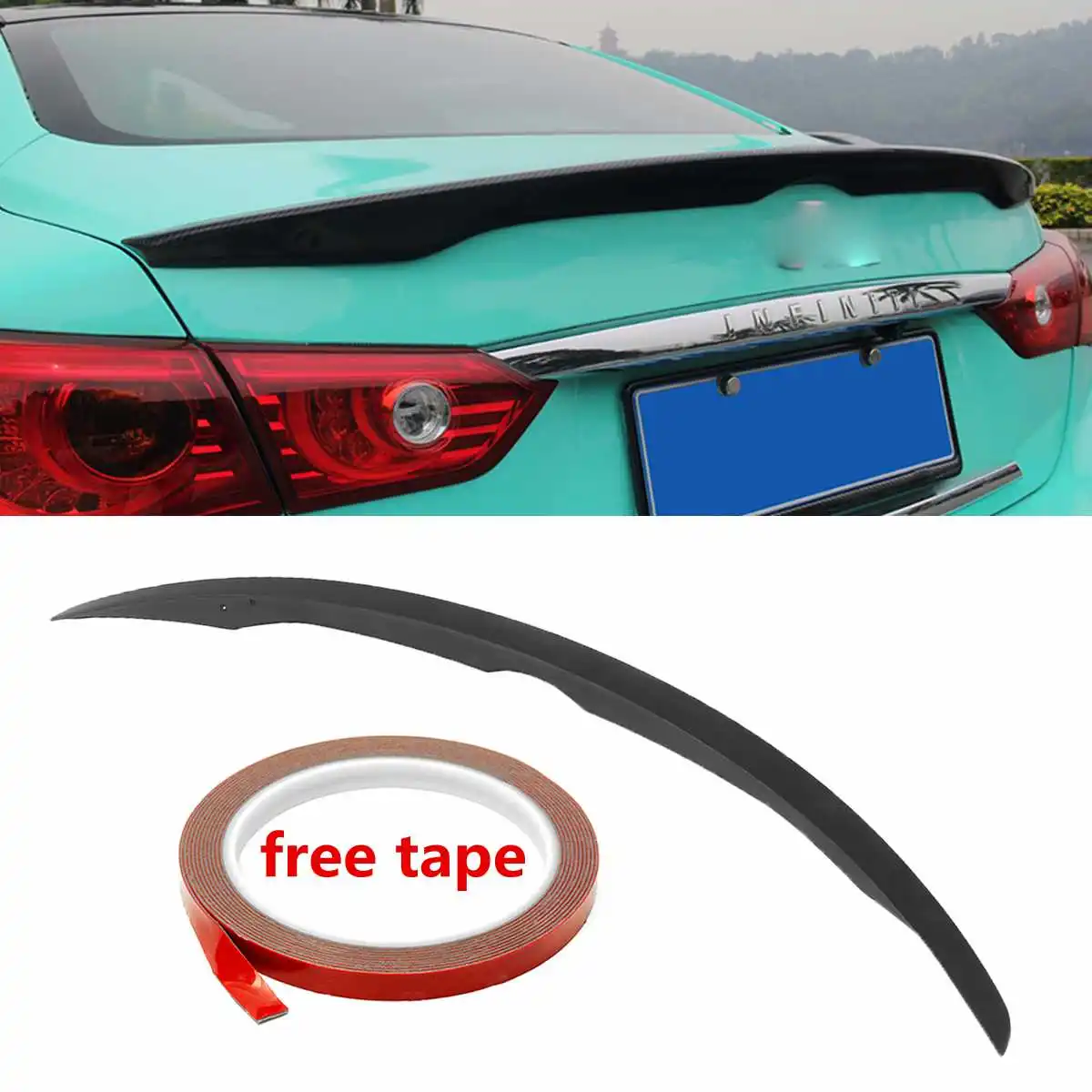 ABS Plastic Car Rear Trunk Boot Lip Spoiler Wing Lid Extension For Infiniti Q50 Sedan 2014-2017 Car Rear Wing Spoiler Lip
ABS Plastic Car Rear Trunk Boot Lip Spoiler Wing Lid Extension For Infiniti Q50 Sedan 2014-2017 Car Rear Wing Spoiler Lip