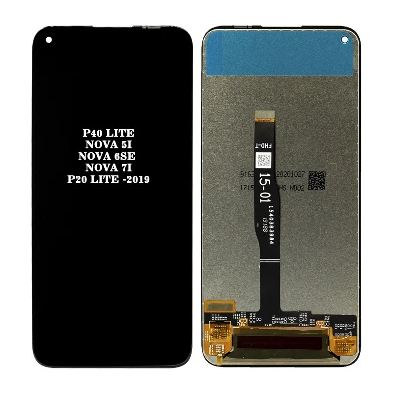LCD Screen For Huawei P40 Lite JNY-L21A JNY-L01A Display Touch Screen With Frame Assembly For Huawei Nova 6 SE LCD
LCD Screen For Huawei P40 Lite JNY-L21A JNY-L01A Display Touch Screen With Frame Assembly For Huawei Nova 6 SE LCD