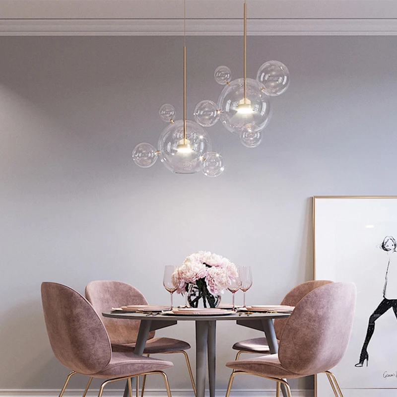 Glass Bubbles Ceiling Chandeliers 2022 New Trend Lustre Hanging Lamps LED Light Artistic Lamps for Dining Table Free Shipping
Glass Bubbles Ceiling Chandeliers 2022 New Trend Lustre Hanging Lamps LED Light Artistic Lamps for Dining Table Free Shipping