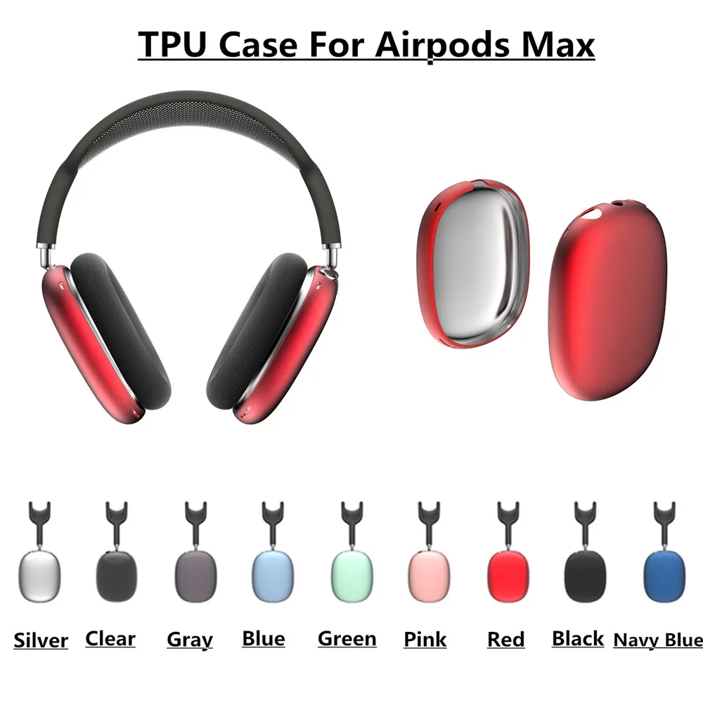 Cover for Airpods Max Earphone soft Electroplating Matte TPU shell Air Pods Max headset case For Airpods max solid color case
Cover for Airpods Max Earphone soft Electroplating Matte TPU shell Air Pods Max headset case For Airpods max solid color case