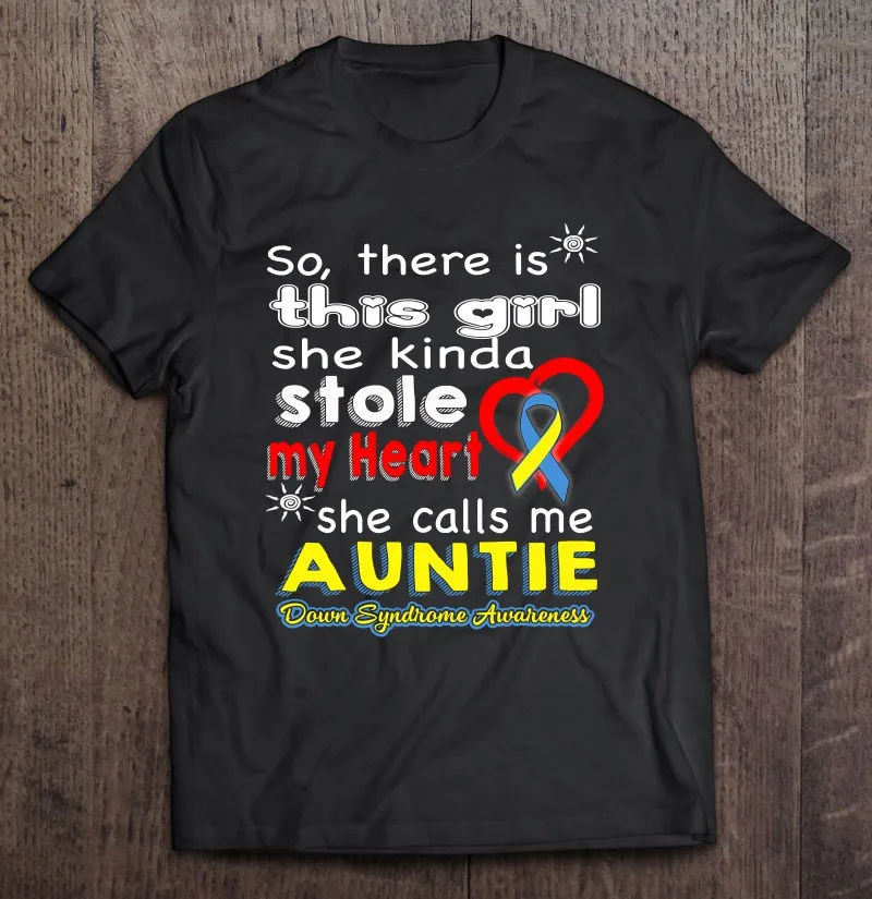 Футболка с изображением синдрома с надписью She Call Me Auntie - Down для мужчин, футболка с изображением аниме, Женская Мужская футболка, Мужская футб...
Футболка с изображением синдрома с надписью She Call Me Auntie - Down для мужчин, футболка с изображением аниме, Женская Мужская футболка, Мужская футб...