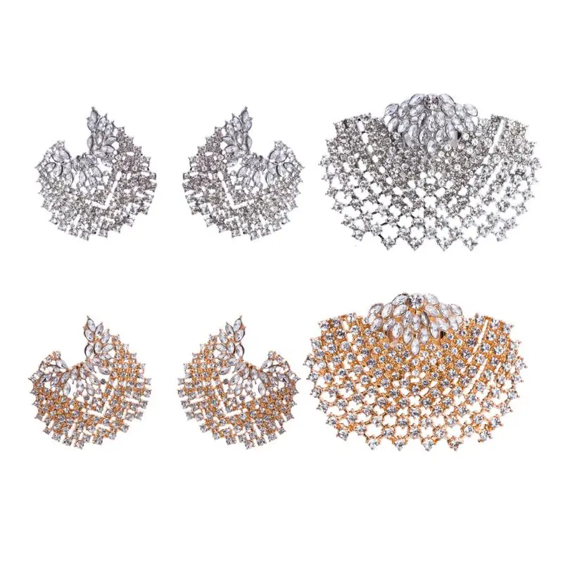 Exaggerated Ring & Earrings Prom Wedding Jewelry Set Wedding Party Women Ring & Earrings Fashion Accessories
Exaggerated Ring & Earrings Prom Wedding Jewelry Set Wedding Party Women Ring & Earrings Fashion Accessories