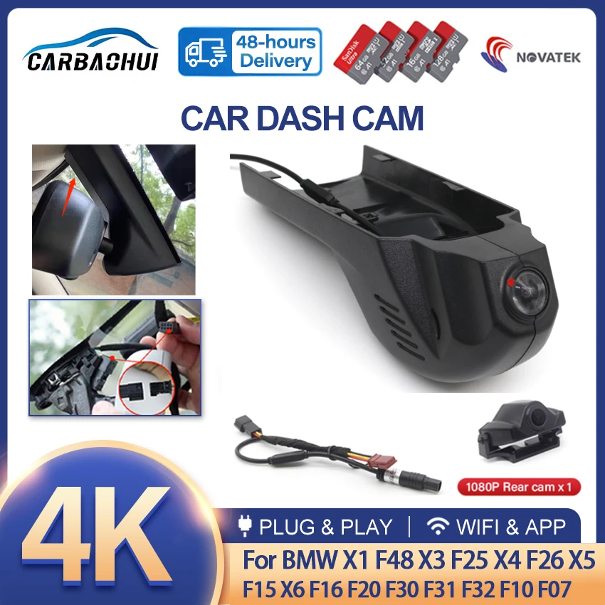 Высококачественный Автомобильный видеорегистратор HD 4K 2160P для BMW F20 F40 F22 F23 F44 F45 F46 F30 F31 F34 G20 G21 F32 F33 F36 F10 F11 F48 F25
Высококачественный Автомобильный видеорегистратор HD 4K 2160P для BMW F20 F40 F22 F23 F44 F45 F46 F30 F31 F34 G20 G21 F32 F33 F36 F10 F11 F48 F25
